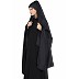 Irani chador with detachable Nosepiece- Black Irani chador with detachable Nosepiece- Black